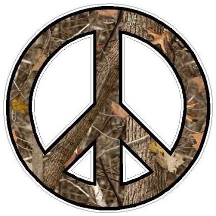 PEACE FILLS Brown Camo