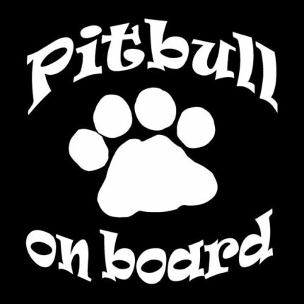 Pitbull Onboard Diecut Decal