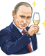 president vladimir putin political sticker 9