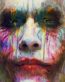 psychedelic faces wall decal car sticker 11