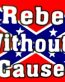 rebel without cause flag sticker 2