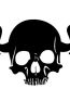 Skull with Wings Diecut Decal