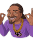 snoop dogg rap rasta king music band window sticker 14