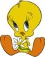 Tweety Bird Flower Decal 2