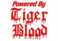 Tiger Blood Powered By Sticker funny auto decal