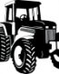 Tractor Vinyl Wall or Window Decal Sticker