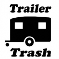 trailer trash funny die cut car decal