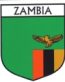 Zambia Flag Crest Decal Sticker
