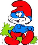 Papa Smurf Vinyl Car Decal