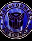 1 BADGE DECAL Lightning Autobot - Circular