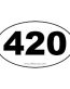 420 OVAL STICKER 44