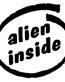 Alien Inside Decal