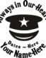 Always in Our Hearts Policeman Hat Sticker