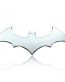 Bat Shape Chrome Emblem