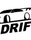 Car Drift funny auto decal