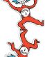 cat in the hat THING 1 and THING 2 sticker