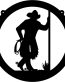 Cowboy Circle Decal