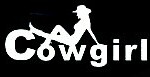 Cowgirl Decal 22