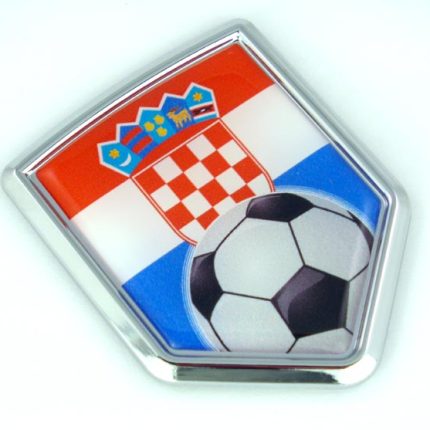 Croatia Soccer 3D Adhesive Auto Emblem