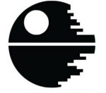 death star star wars sticker