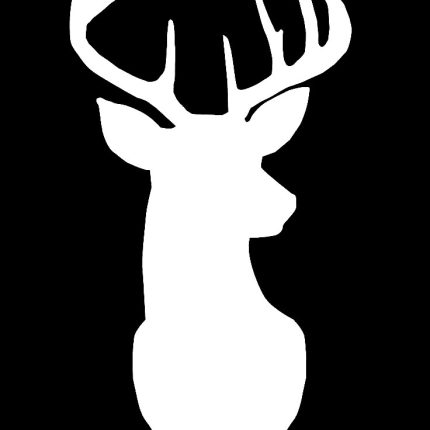 Deer Head Silhouette Decal