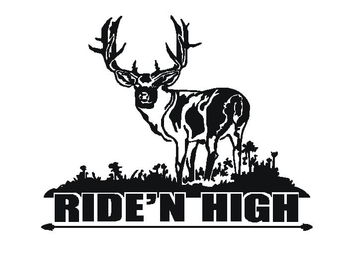 Deer Hunting Decal Sticker 04