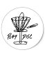 Disc Golf Goal Digital Decal 3