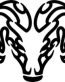 Dodge Ram Tribal Outline Decal