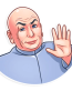 dr evil funny tv show sticker 5