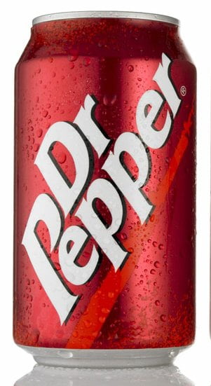 Dr Pepper Can Decal