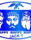 Duck Dynasty Color Oval Sticker BLUE