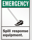 Equipment Emergency ANSI Sign