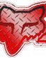 F Racing DIAMOND PLATE Red