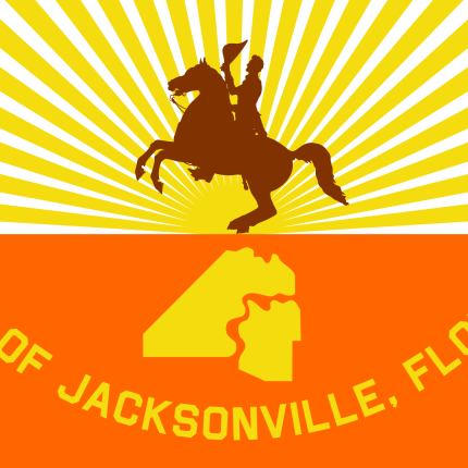 Floaida Jacksonville City Flag Sticker