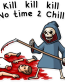friendly death_grim reaper sticker 36