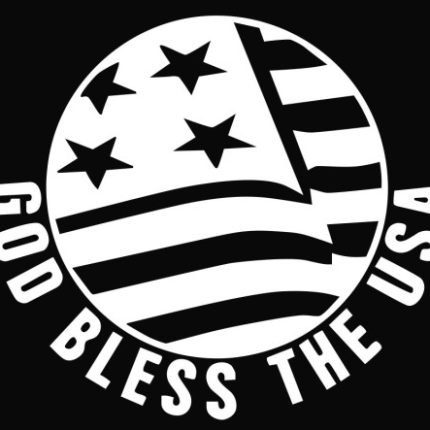 God Bless America Die Cut Vinyl Decal Sticker