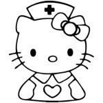 Hello K Nurse Decal 2