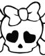 Kitty Skull Decal
