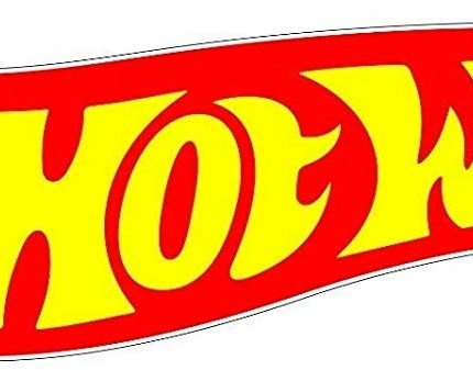 HOTWHEELS color LOGO STICKER left