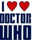 I LOVE DR WHO STICKER