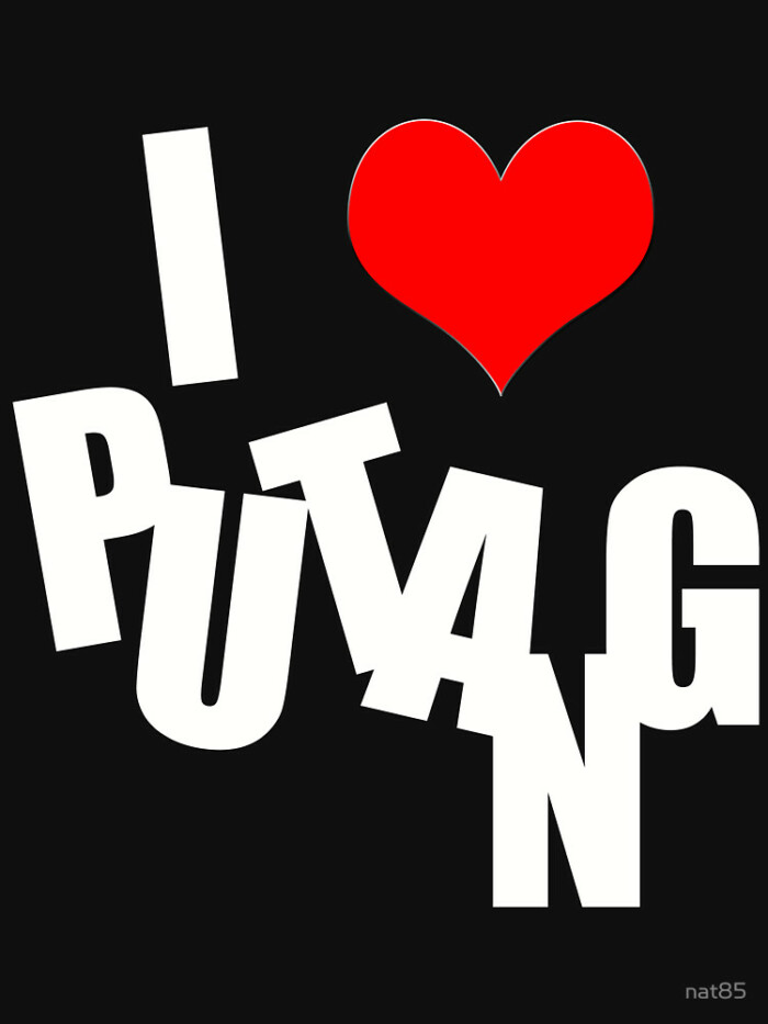 i love putang sticker