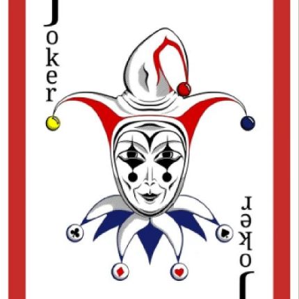 JOKER PLAYING CARD POKER STICKER