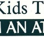 kids think i am atm bumper sticker