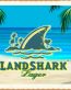 Landshark Postcard Sticker