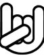 Metal Rock On Band Vinyl Decal Sticker