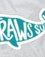 No More Plastic Straws Straws Suck Whale Sticker