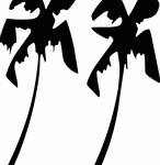 Palm Tree Decal 7