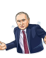 president vladimir putin political sticker 24