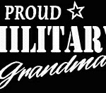 PROUD Military Stickers MILITARY GRANDMA