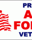 Proud Service AIR FORCE Veteran Rectangular Full Color Bumper Sticker